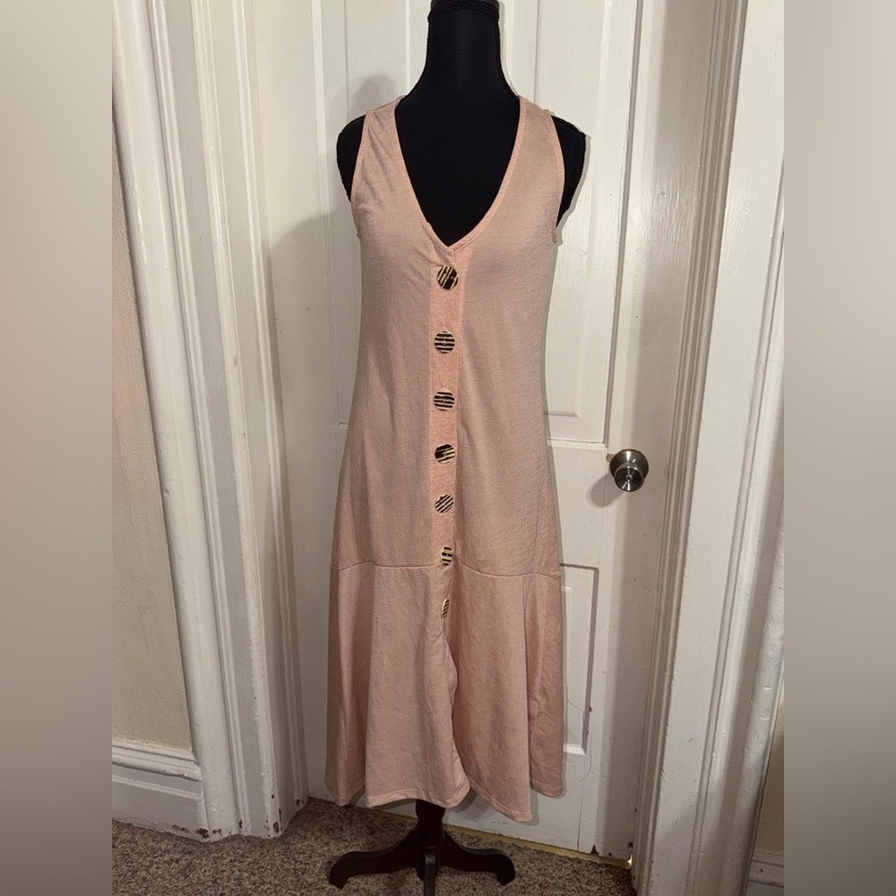 Women's size XS dress Reserved Light Pink Maxi Dress sun dress